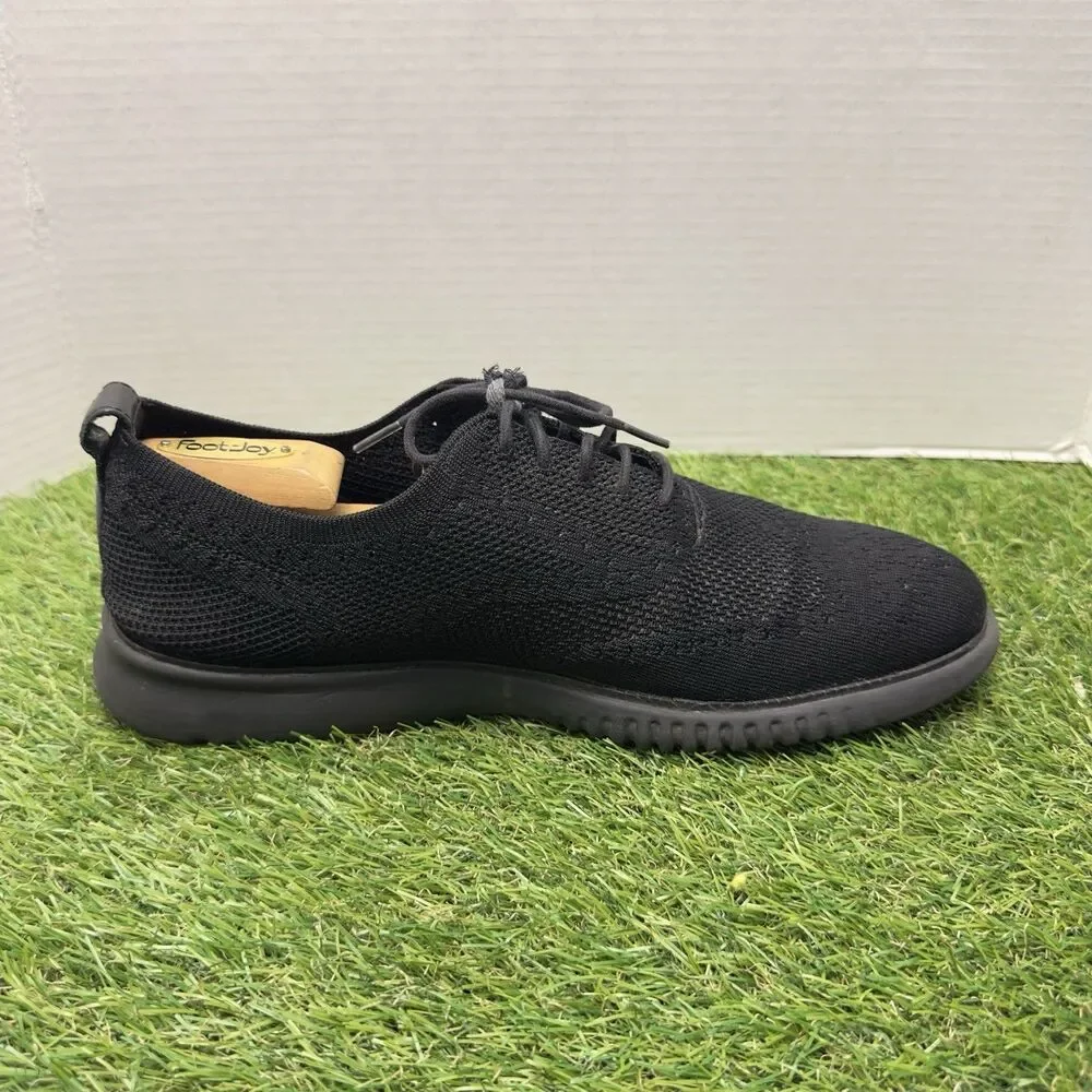 Cole Haan 2.Zerogrand Men's Size 11 Black Stitchlite Wingtip Oxford Shoes C28527